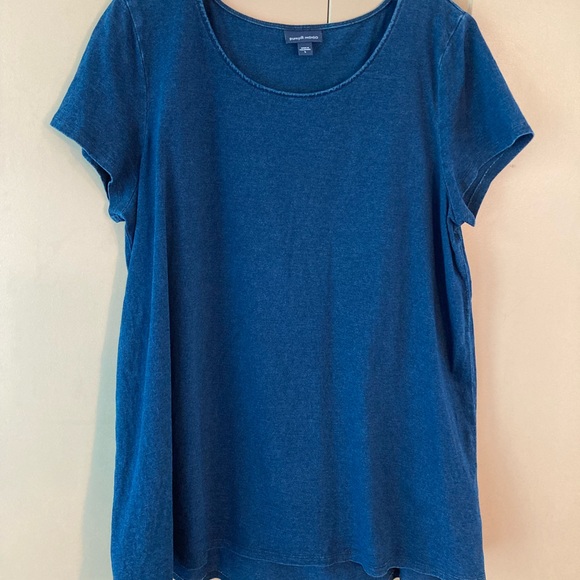 J.Jill Pure Jill Indigo TUNIC swing top - Picture 1 of 2